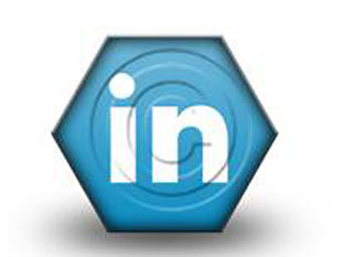 LinkedIn Hex PPT PowerPoint Image Picture