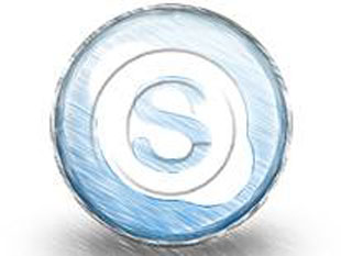 skype Circle color pen PPT PowerPoint Image Picture