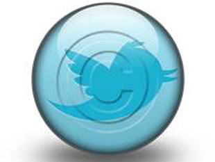 twitter Circle 2 PPT PowerPoint Image Picture