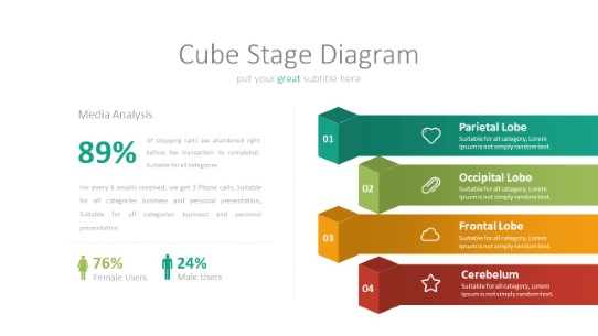 010 Cube Diagram PowerPoint Infographic pptx design