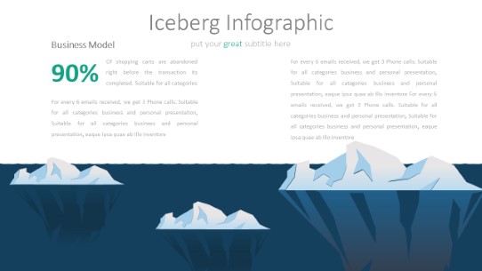 015 Iceberg PowerPoint Infographic pptx design
