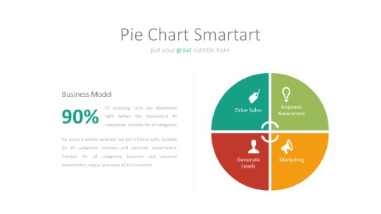 017 Pie Chart SmartArt PowerPoint Infographic pptx design