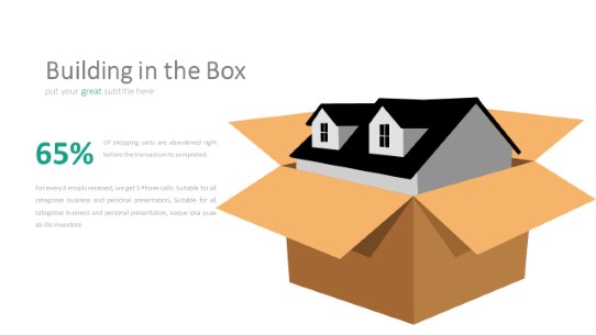 025 Building Box PowerPoint Infographic pptx design