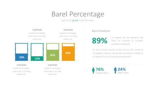029 Barel Percentage PowerPoint Infographic pptx design