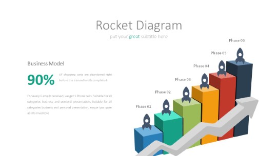030 Rocket Diagram PowerPoint Infographic pptx design