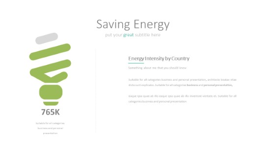 052 Energy Bulb PowerPoint Infographic pptx design