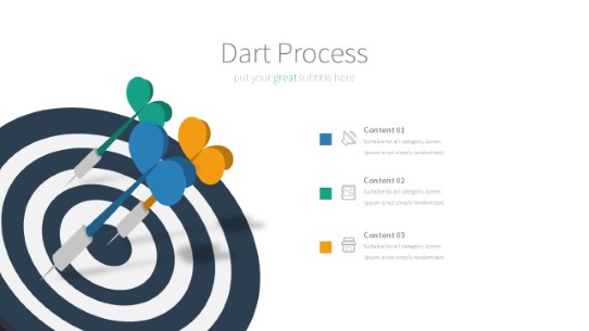 001 Dart Process PowerPoint Infographic pptx design