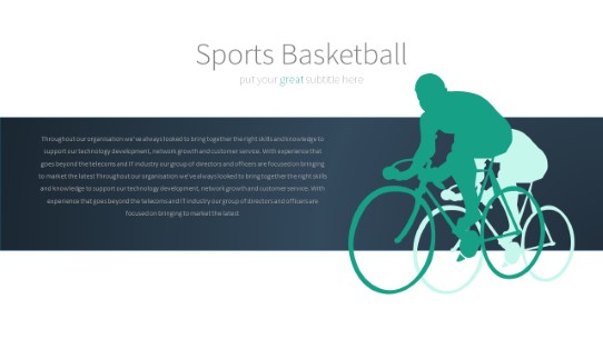 028 Biking PowerPoint Infographic pptx design