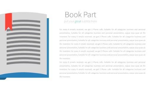063 Book PowerPoint Infographic pptx design