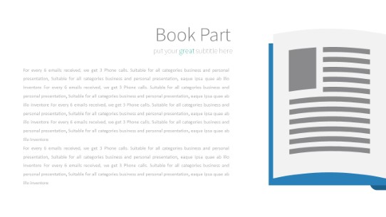 064 Book PowerPoint Infographic pptx design