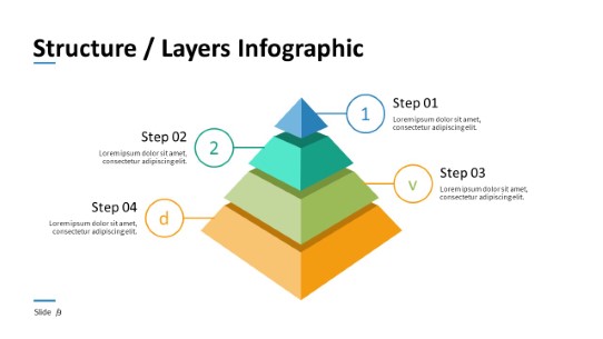 009 - Pyramid Layers PowerPoint Infographic pptx design