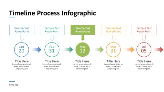 046 - Timeline Process PowerPoint Infographic pptx design