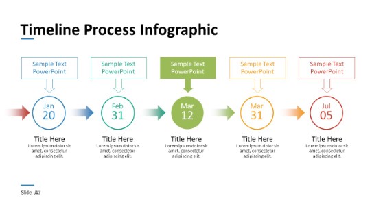 047 - Timeline Process PowerPoint Infographic pptx design