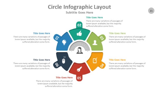 Circle 021 PowerPoint Infographic pptx design