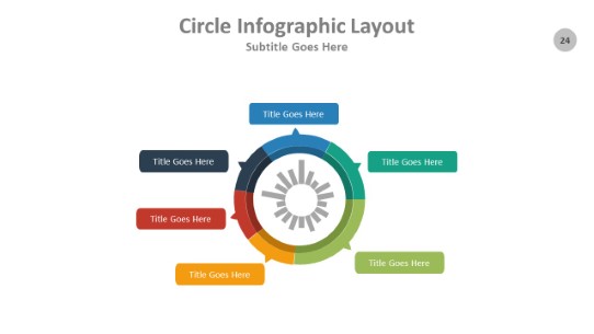 Circle 024 PowerPoint Infographic pptx design