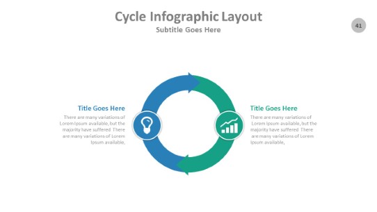 Cycle 041 PowerPoint Infographic pptx design