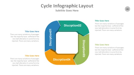 Cycle 044 PowerPoint Infographic pptx design