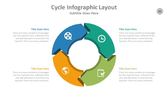 Cycle 045 PowerPoint Infographic pptx design