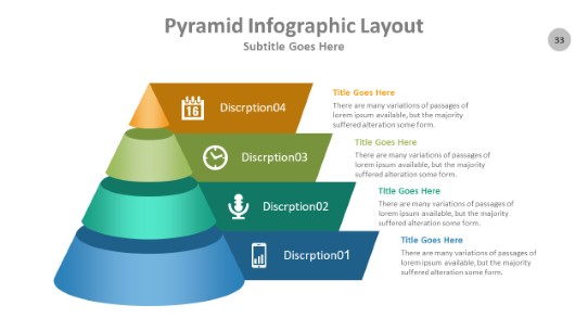 Pyramid 033 PowerPoint Infographic pptx design