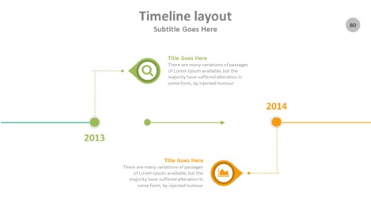 Timeline 080 PowerPoint Infographic pptx design