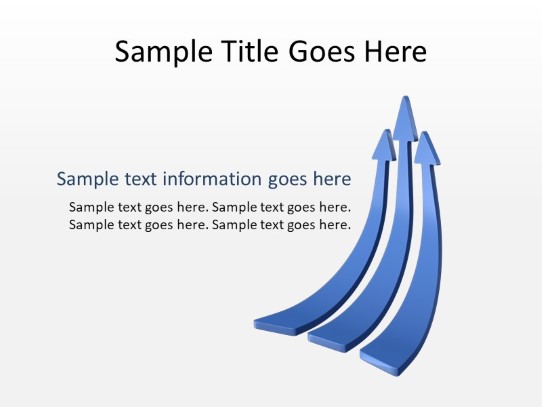 Growth Blue PowerPoint PPT Slide design