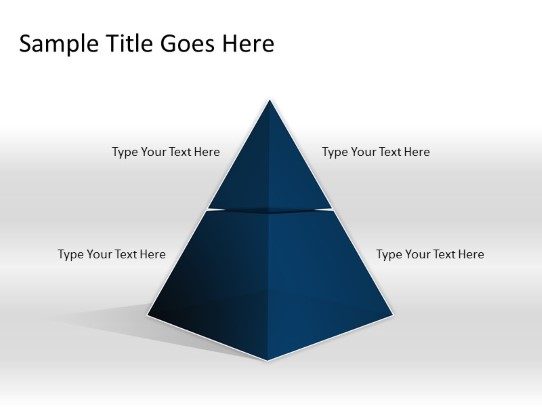 Pyramid B 2blue PowerPoint PPT Slide design