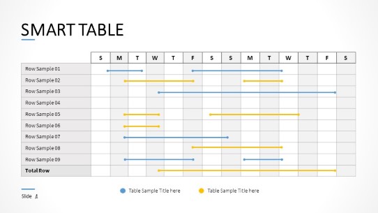 Timeline Table 01 PowerPoint PPT Slide design