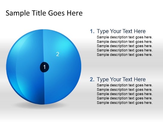 Targetsphere A 2lightblue PowerPoint PPT Slide design