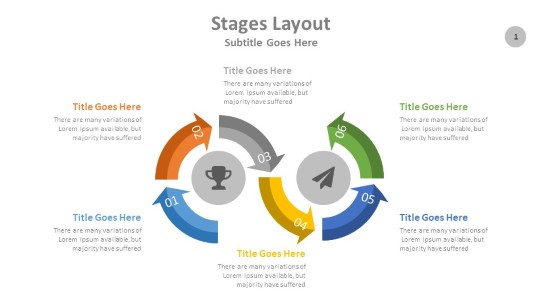 Timeline Arrows PowerPoint PPT Slide design
