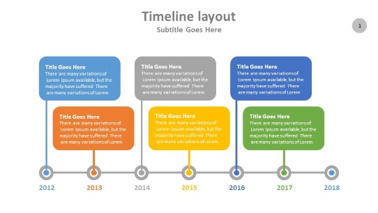 Timeline Callouts 2 PowerPoint PPT Slide design