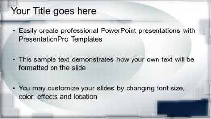 Zoom Blocks Widescreen PowerPoint Template text slide design