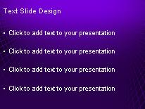 Ambient Purple PowerPoint Template text slide design