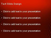 Ambient Red PowerPoint Template text slide design