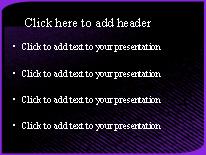 Blanknblu PowerPoint Template text slide design