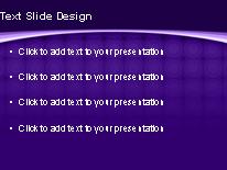 Circles Forever Purple PowerPoint Template text slide design