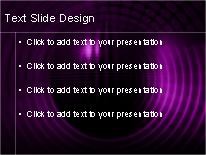 Circulary Violet PowerPoint Template text slide design