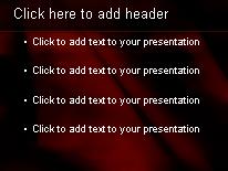 Cloth Red PowerPoint Template text slide design