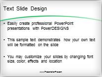 Conceptual Communications 02 Green PowerPoint Template text slide design
