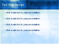 Digital Overpass Blue PowerPoint Template text slide design
