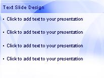 Leaves Blue PowerPoint Template text slide design