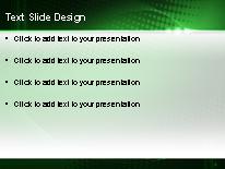 Lightmotion Green PowerPoint Template text slide design