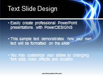 Light Stroke Blue PowerPoint Template text slide design