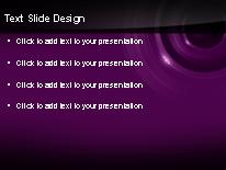 Liquid Techno Purple PowerPoint Template text slide design