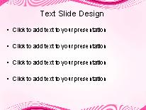 Motion Wave Pink1 PowerPoint Template text slide design