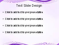 Motion Wave Purple1 PowerPoint Template text slide design