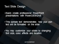 Moving Squares PowerPoint Template text slide design
