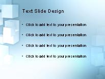 Quebed Blue PowerPoint Template text slide design