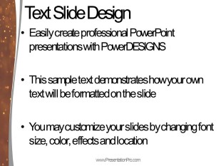 Red Textured Dust PowerPoint Template text slide design