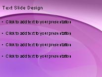 Refresh Purple PowerPoint Template text slide design