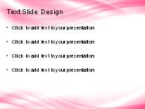 Ripple Glow Pink PowerPoint Template text slide design
